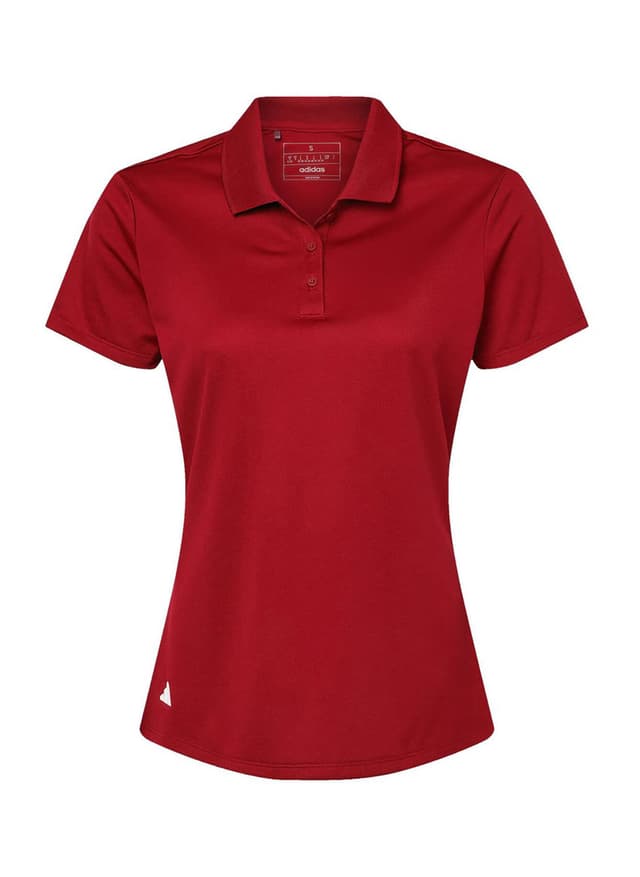 Adidas Women's Basic Sport Polo - Power Red (RED) 3XL