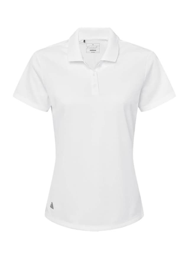 Adidas Women's Basic Sport Polo - White 3XL
