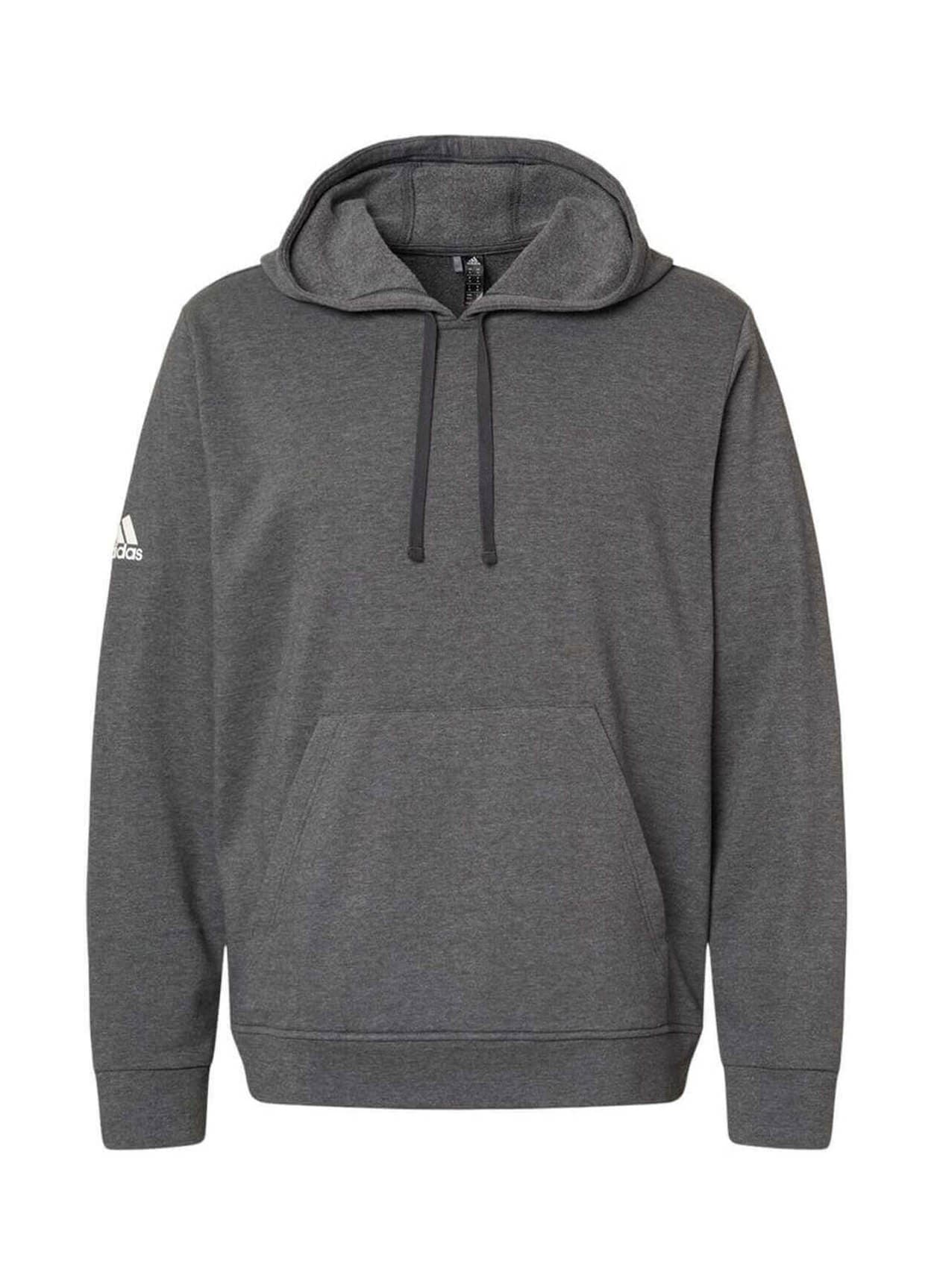 Adidas Men's Fleece Hooded Sweatshirt - Dark Grey 3XL