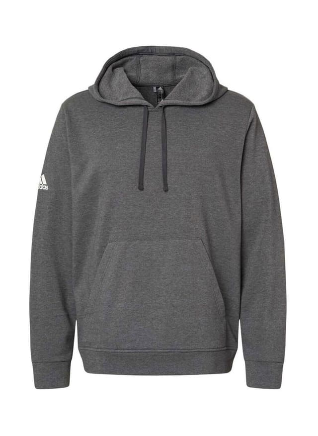 Adidas Men's Fleece Hooded Sweatshirt - Dark Grey 3XL