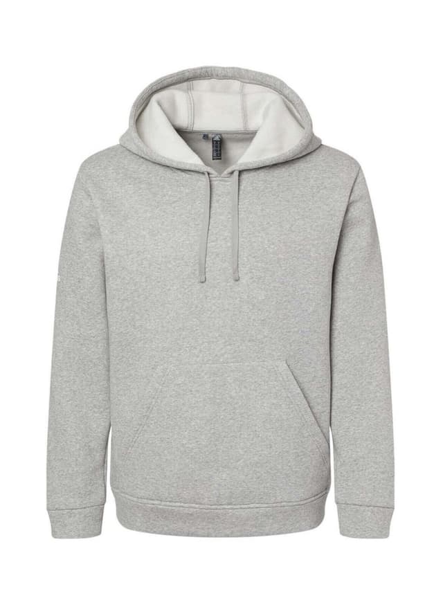 Adidas Men's Fleece Hooded Sweatshirt - Light Grey 3XL