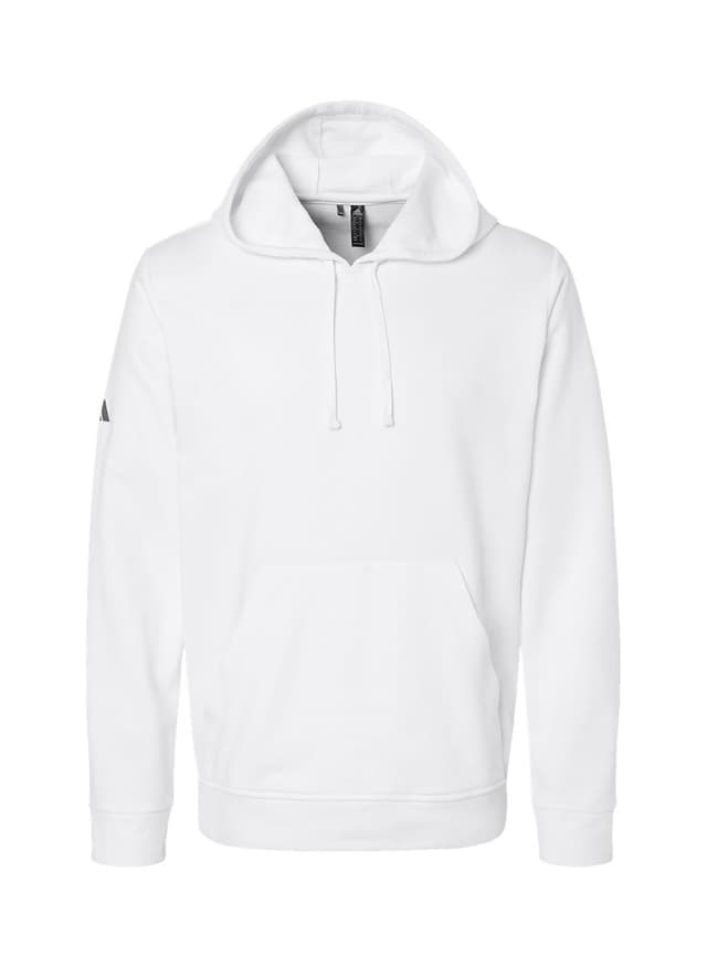Adidas Men's Fleece Hooded Sweatshirt - White 3XL
