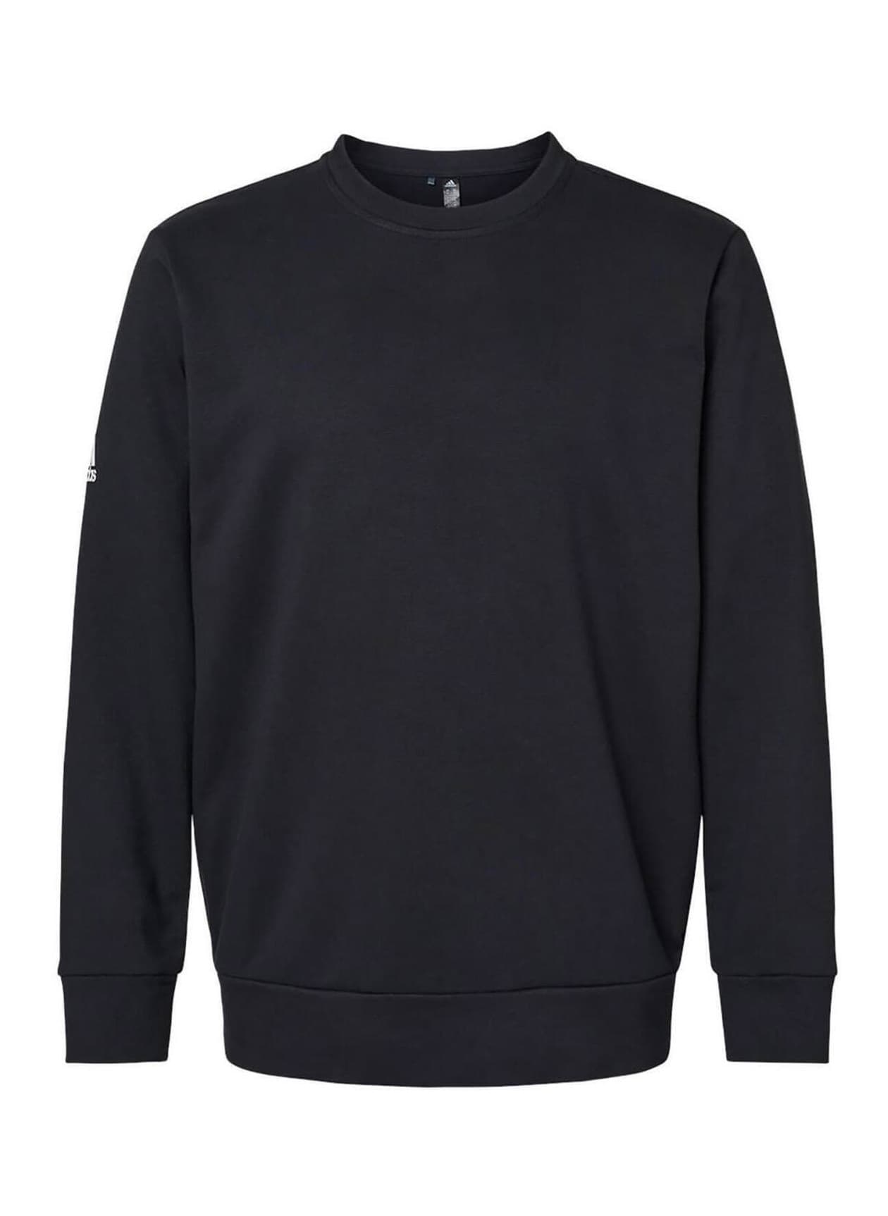 Adidas Men's Fleece Crewneck Sweatshirt - Black 3XL