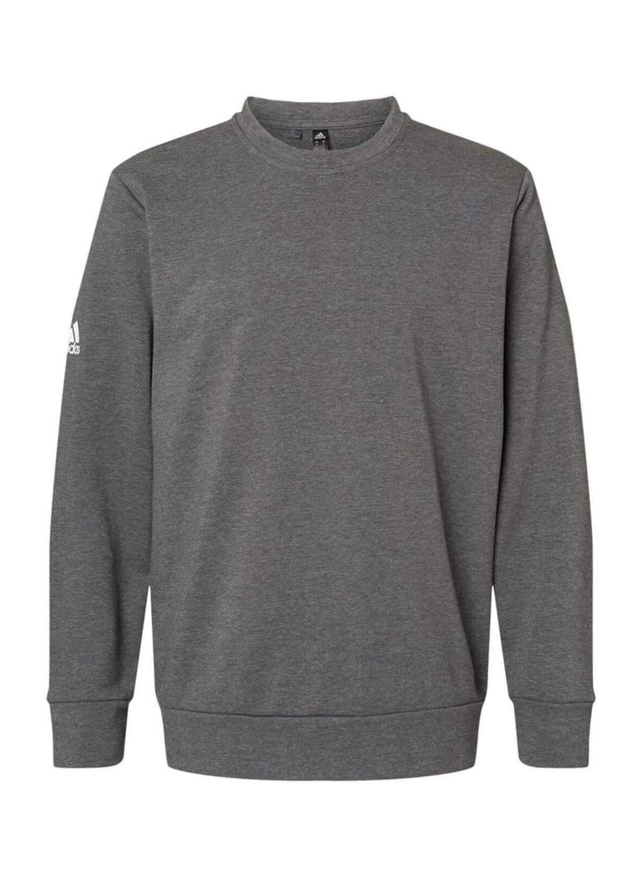 Adidas Men's Fleece Crewneck Sweatshirt - Dark Grey 3XL