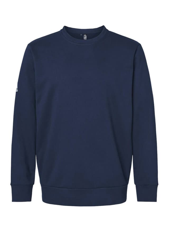 Adidas Men's Fleece Crewneck Sweatshirt - Navy 3XL