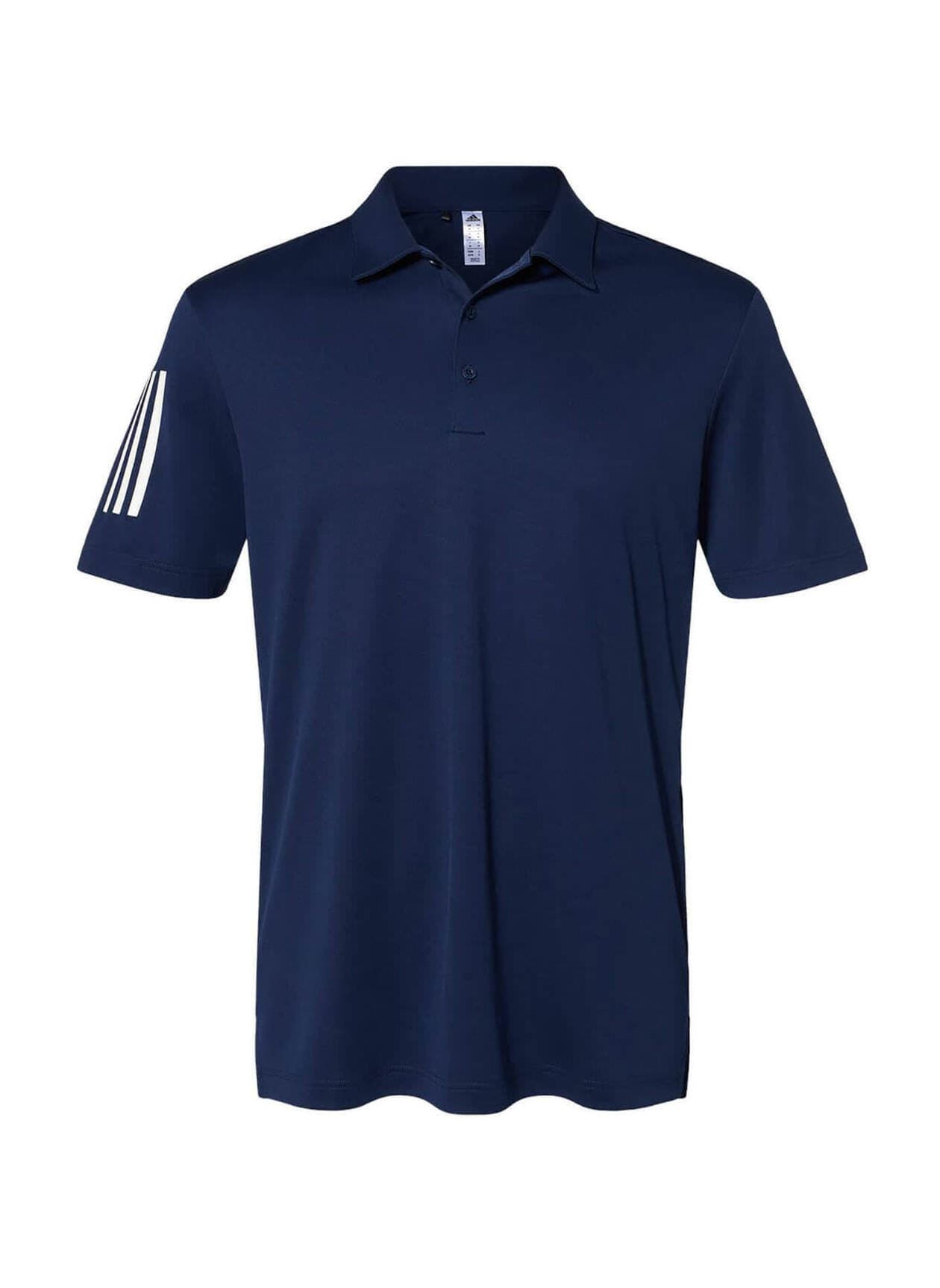 Adidas Men's Floating 3-Stripes Polo - Navy 3XL