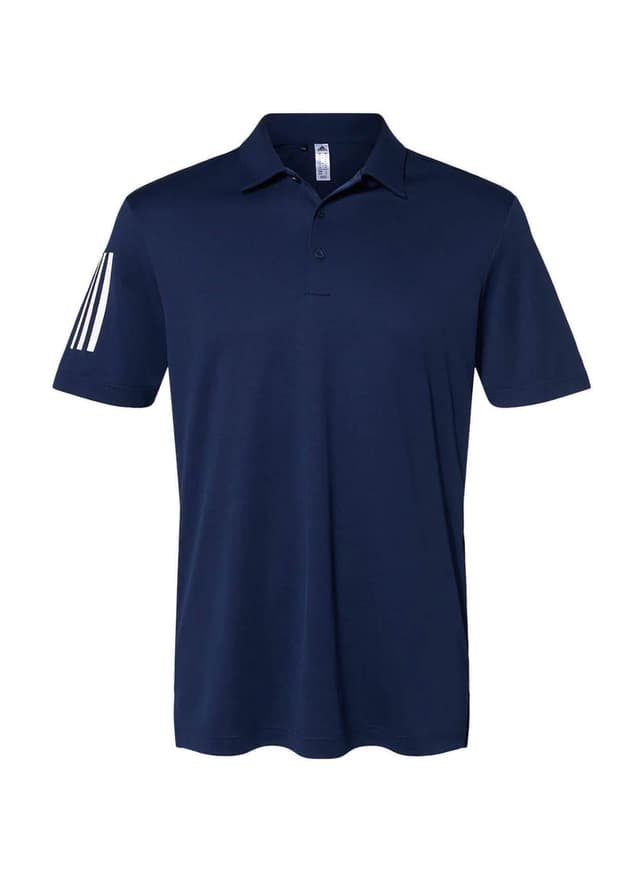 Adidas Men's Floating 3-Stripes Polo - Navy 3XL