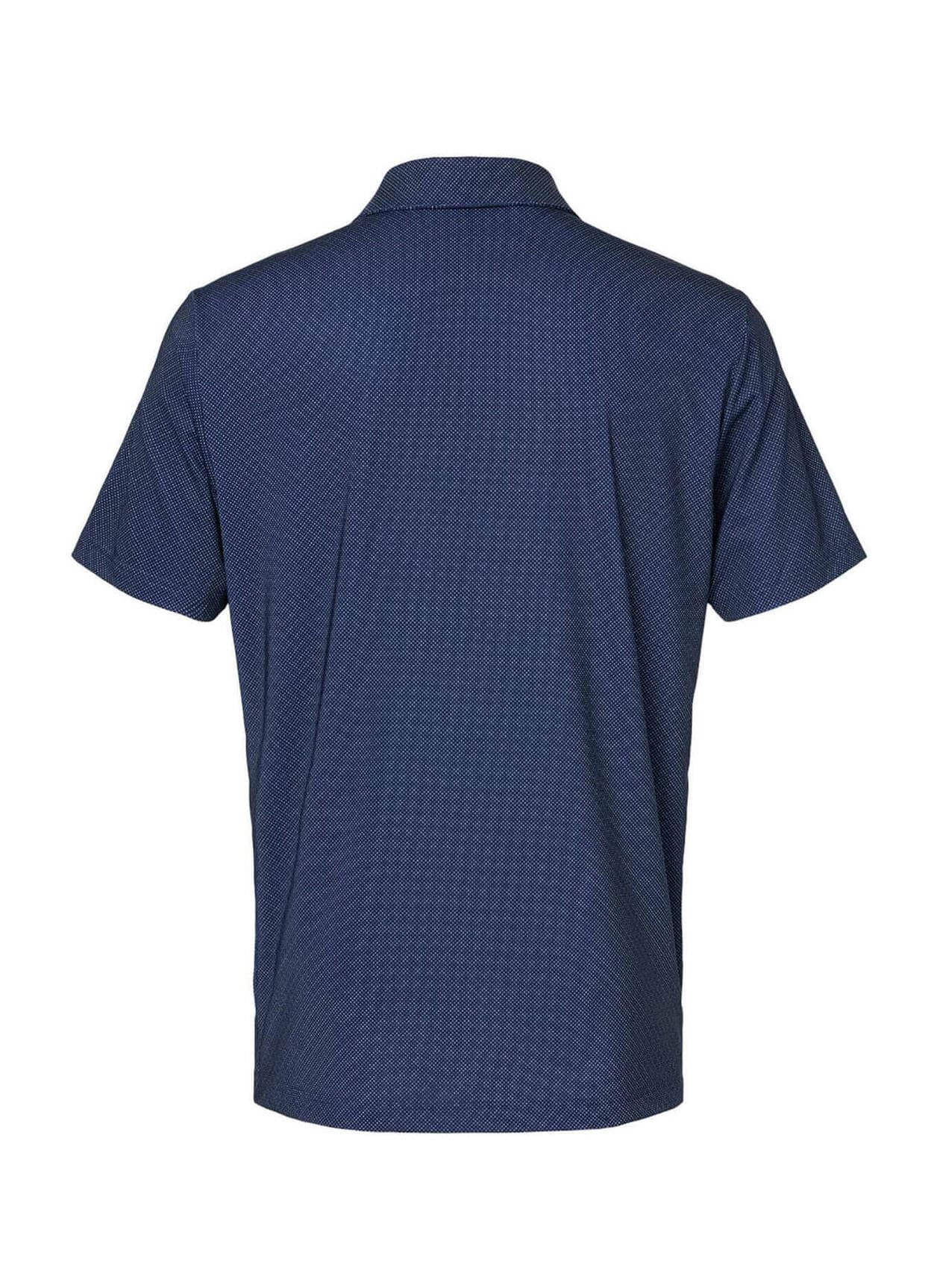 Adidas Men's Diamond Dot Print Polo - Navy 3XL