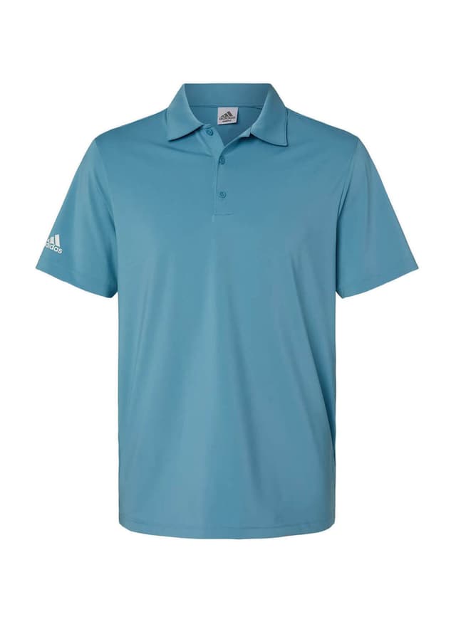 Adidas Men's Ultimate Solid Polo - Cyan 3XL