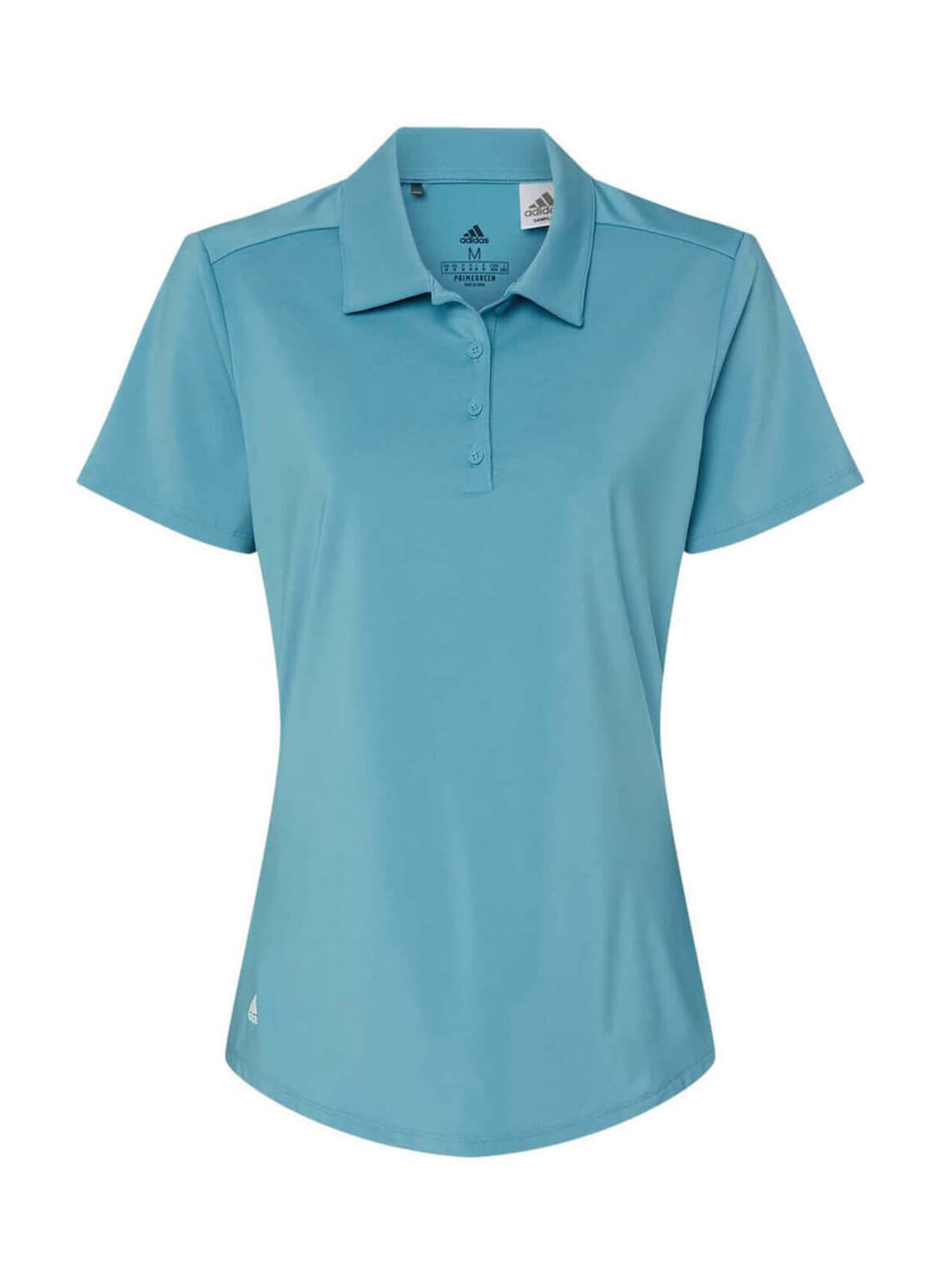 Adidas Women's Ultimate Solid Polo - Cyan 3XL