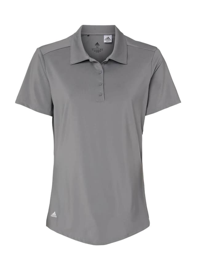 Adidas Women's Ultimate Solid Polo - Dark Grey 3XL