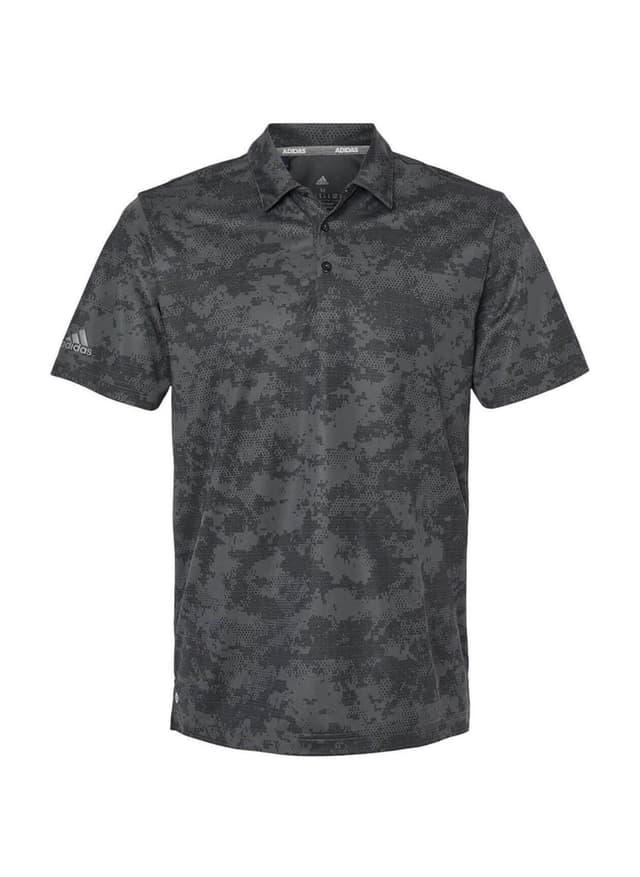 Adidas Men's Camo Polo - Dark Grey 3XL