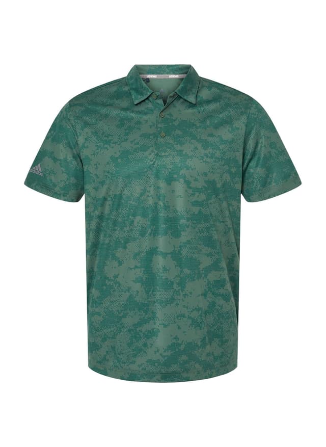 Adidas Men's Camo Polo - Green 3XL
