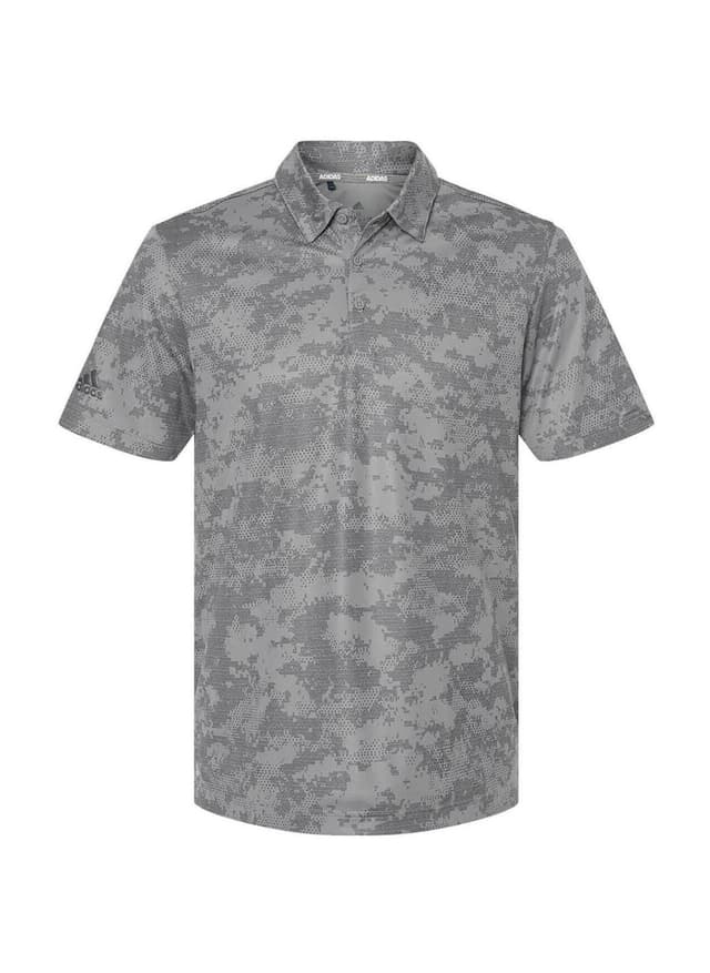 Adidas Men's Camo Polo - Light Grey 3XL