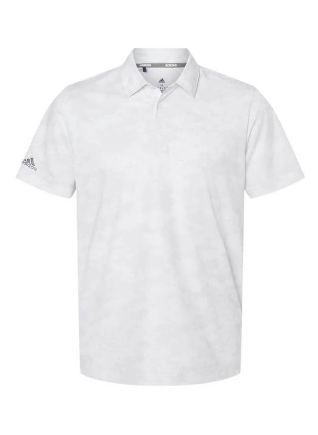 Adidas Men's Camo Polo - White 3XL