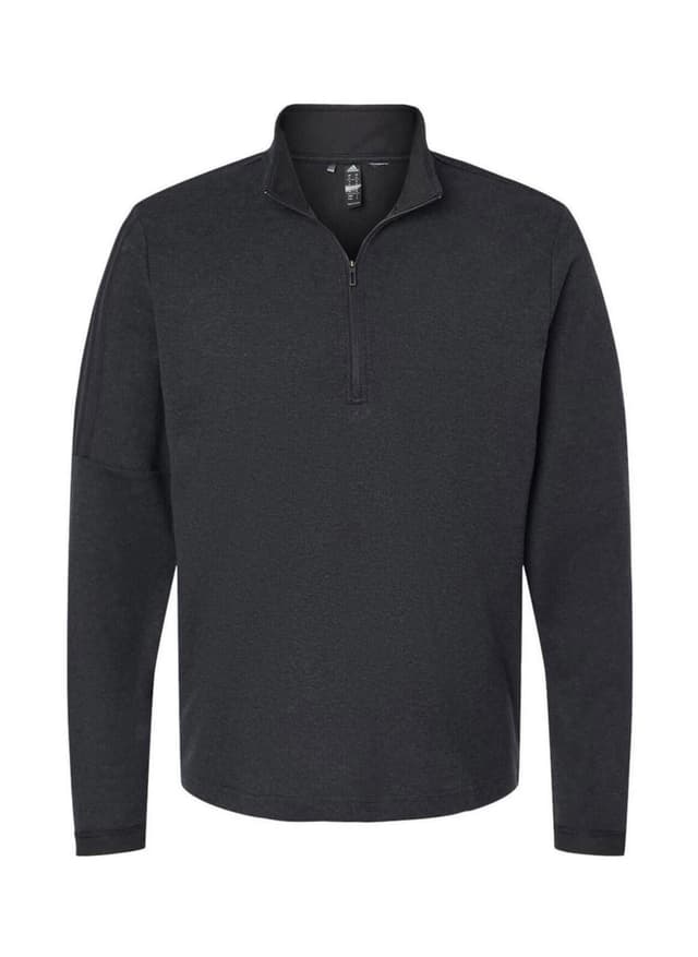 Adidas Men's 3-Stripes Quarter-Zip - Black 3XL
