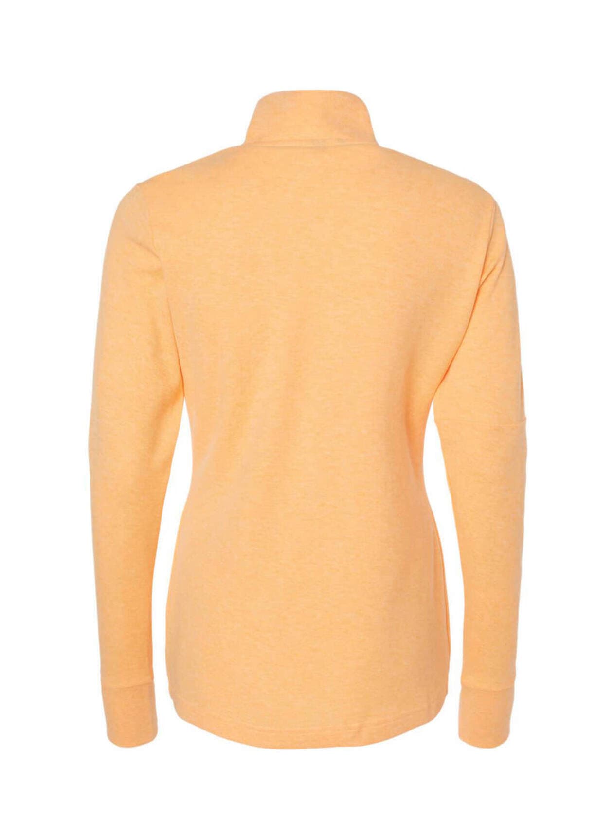 Adidas Women's 3-Stripes Quarter-Zip - Orange 3XL