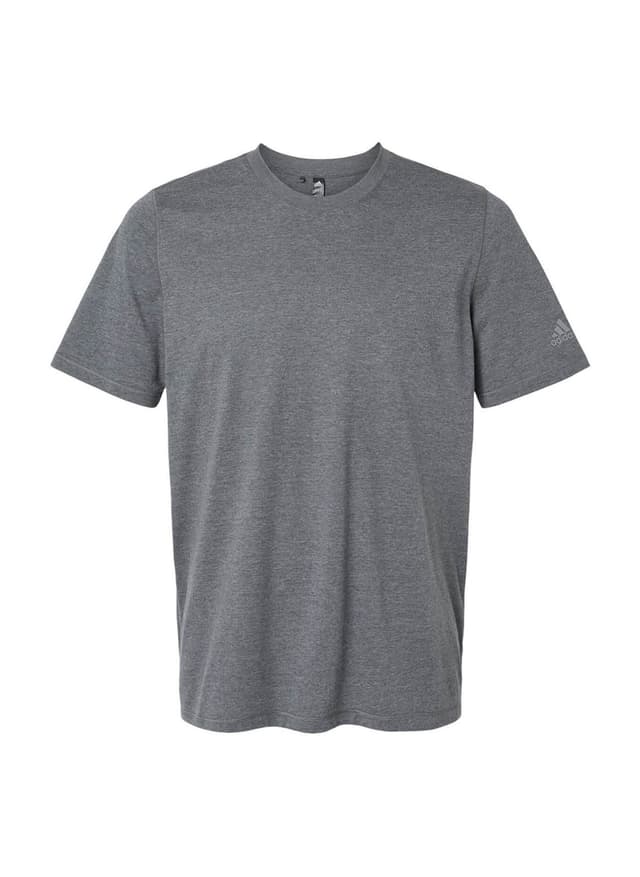Adidas Men's Blended T-Shirt - Dark Grey Heather (DGH) 3XL