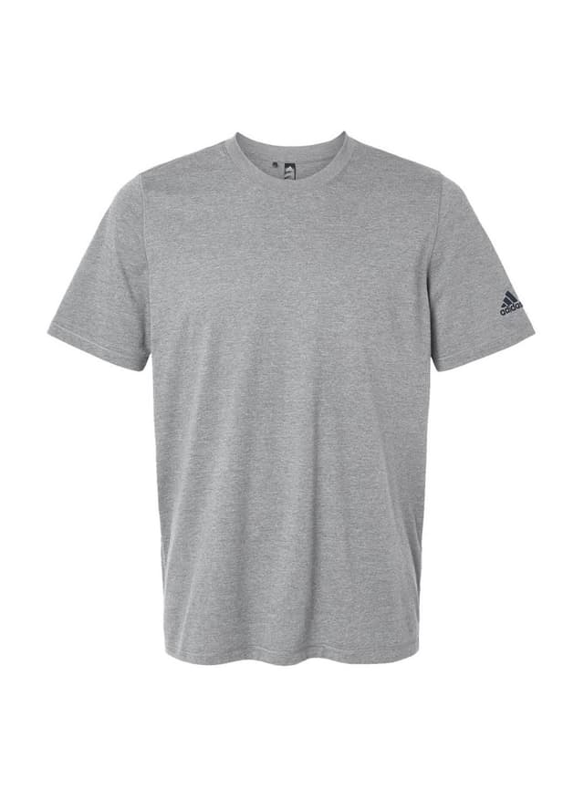 Adidas Men's Blended T-Shirt - Medium Grey Heather (MGH) 3XL