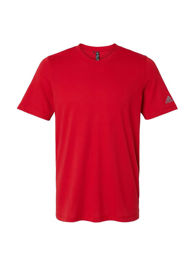 Adidas Men's Blended T-Shirt - Red 3XL