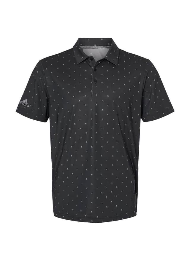 Adidas Men's Pine Tree Polo - Black 3XL