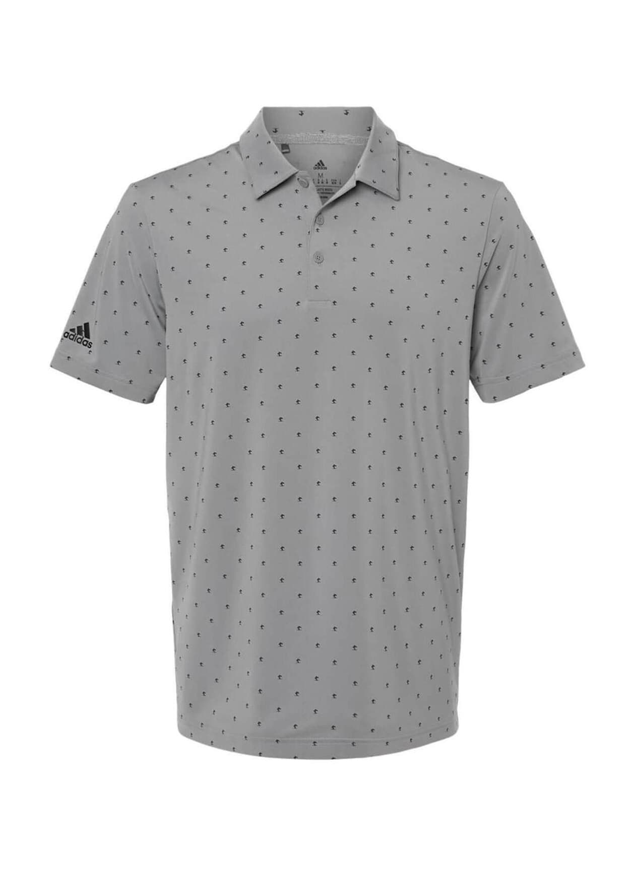 Adidas Men's Pine Tree Polo - Light Grey 3XL