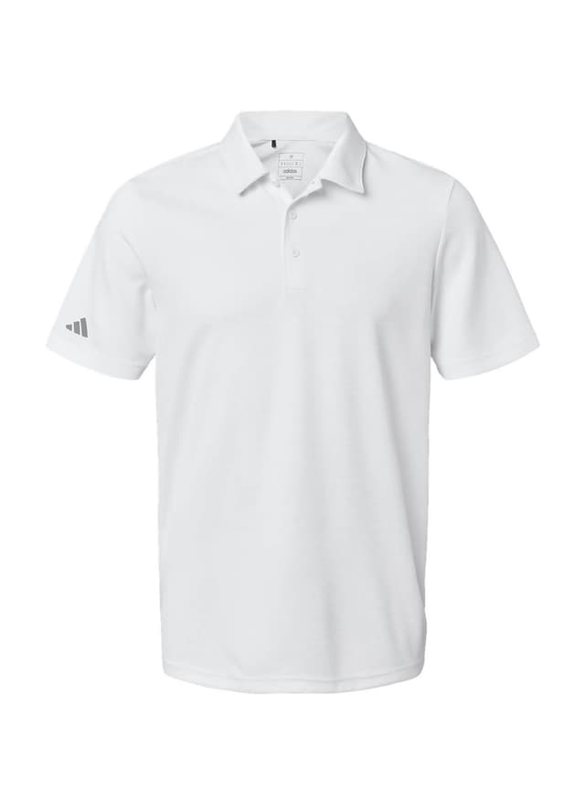 Adidas Men's Micro Pique Polo - White 3XL