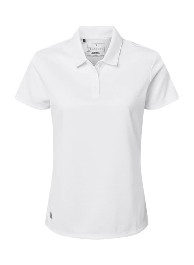 Adidas Women's Micro Pique Polo - White 3XL