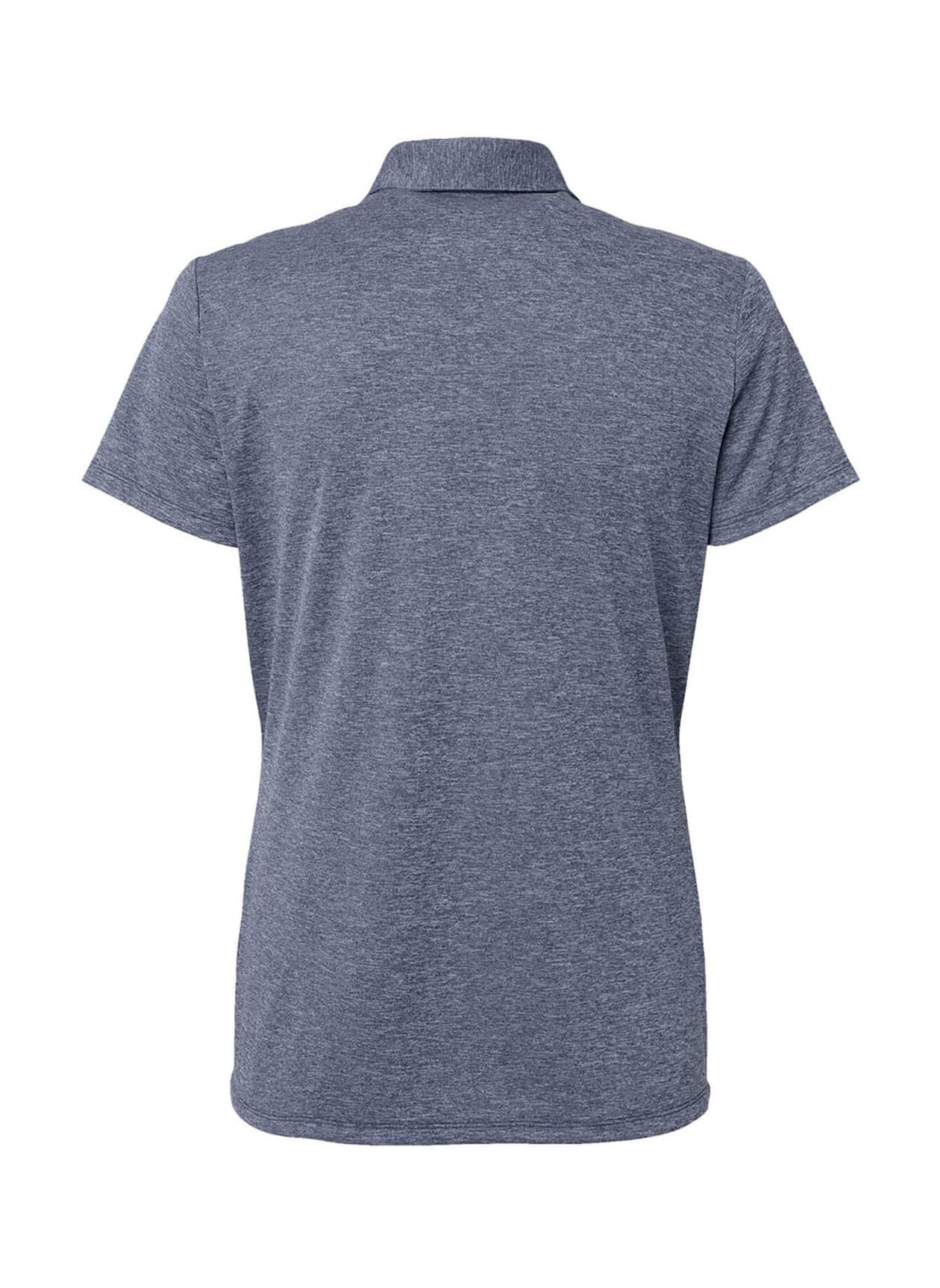 Women's Adidas Heathered Polo - Navy 3XL