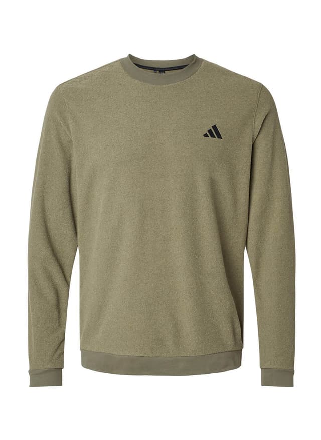 Adidas Men's Crewneck Sweatshirt - Green 3XL