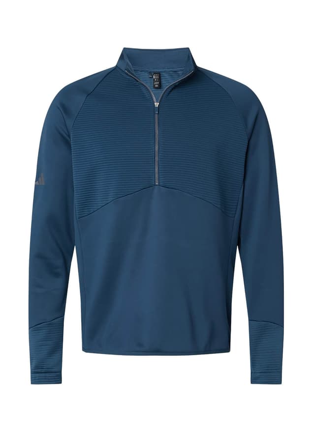 Adidas Men's Quarter-Zip Pullover - Navy 3XL