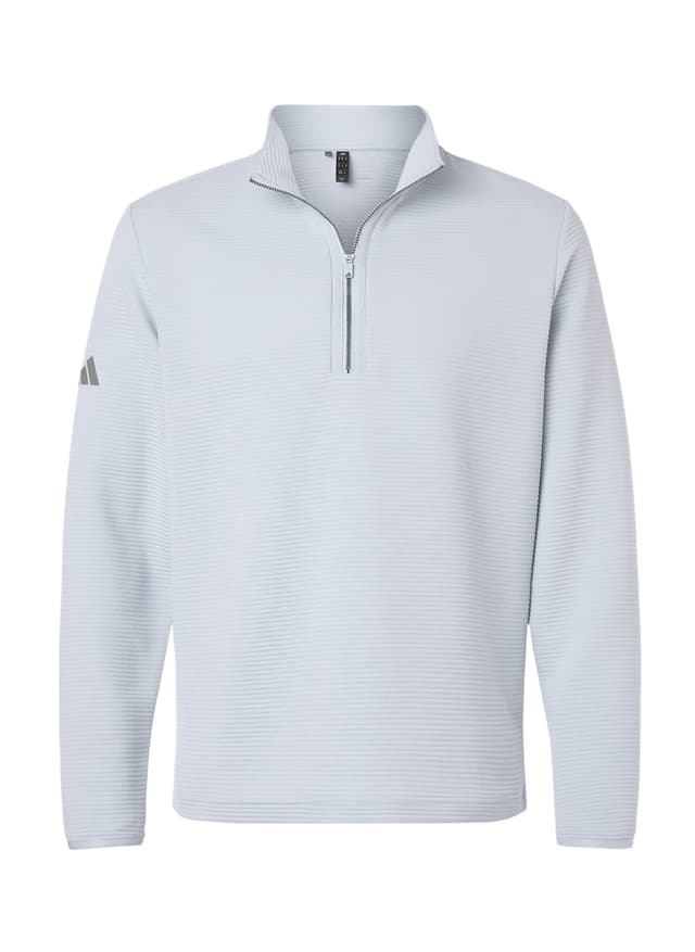 Adidas Men's Spacer Quarter-Zip Pullover - Cyan 3XL