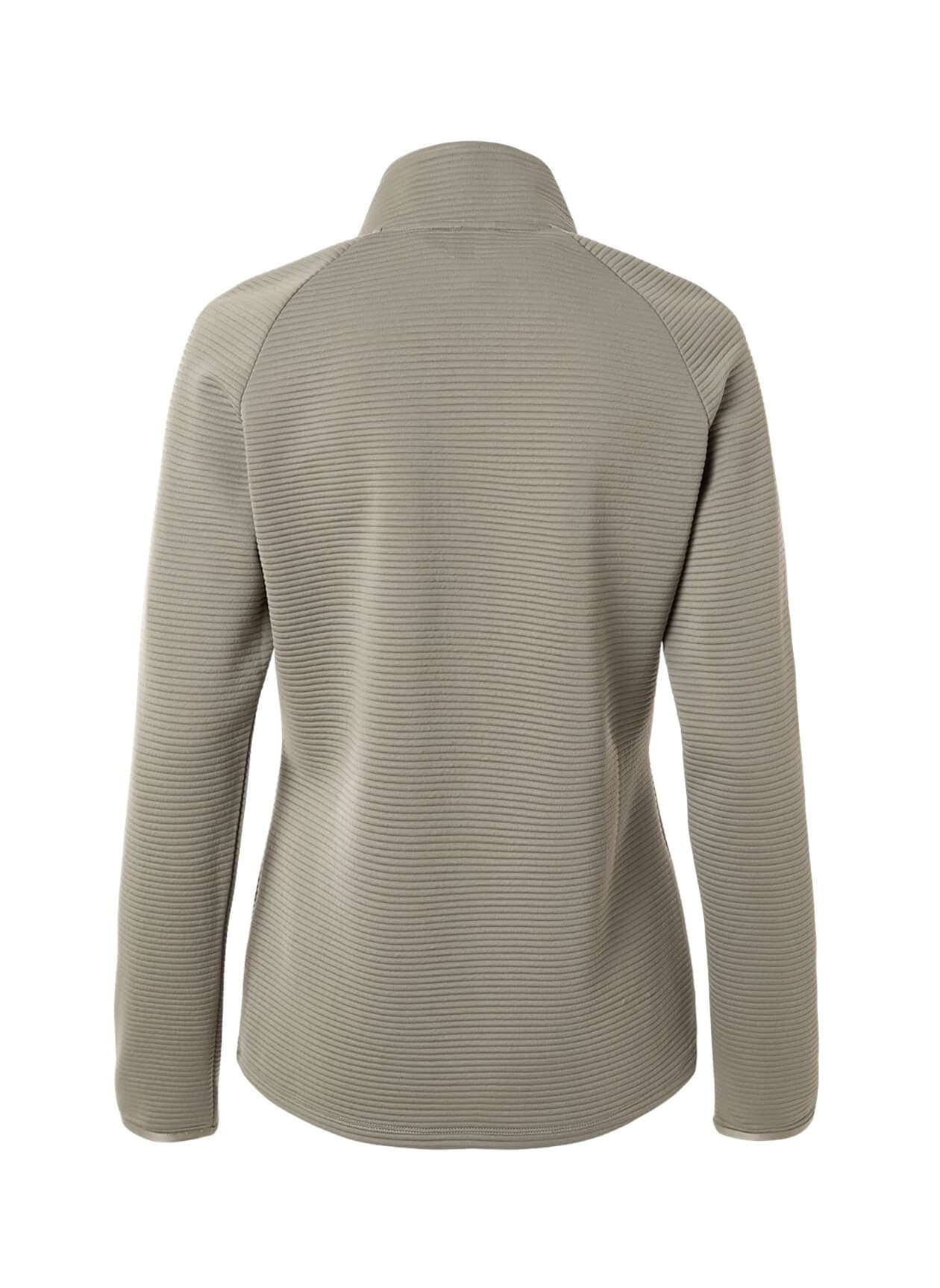 Adidas Women's Spacer Quarter-Zip Pullover - Light Grey 3XL