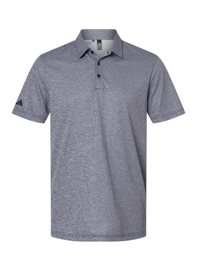 Adidas Men's Space Dyed Polo - Navy 3XL
