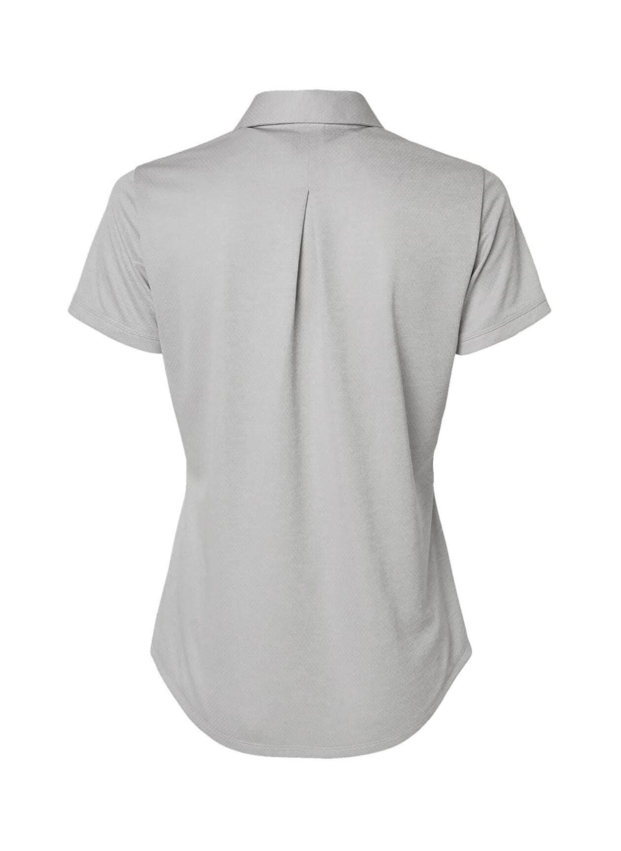 Adidas Women's Space Dyed Polo - Light Grey 3XL