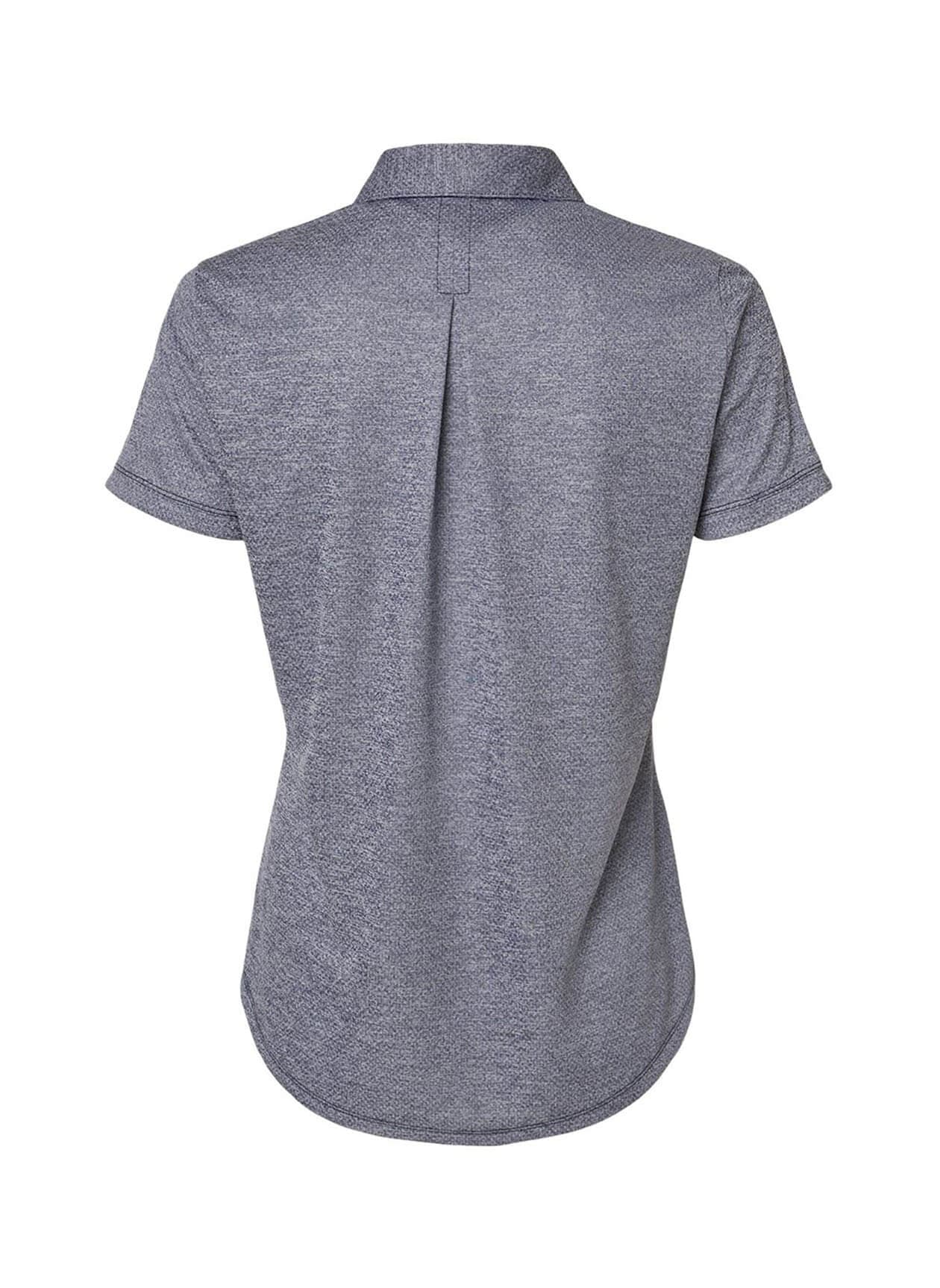 Adidas Women's Space Dyed Polo - Navy 3XL