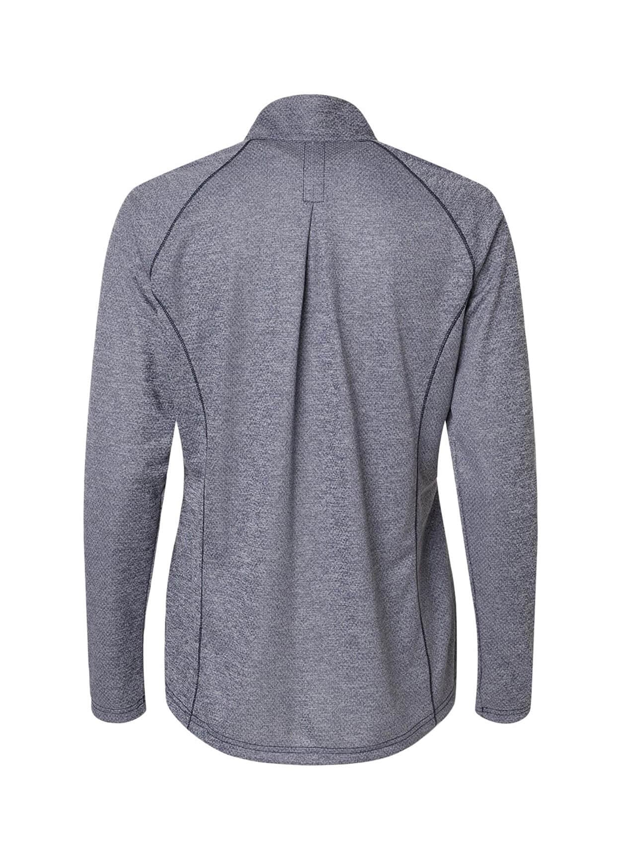 Adidas Women's Space Dyed Quarter-Zip Pullover - Navy 3XL