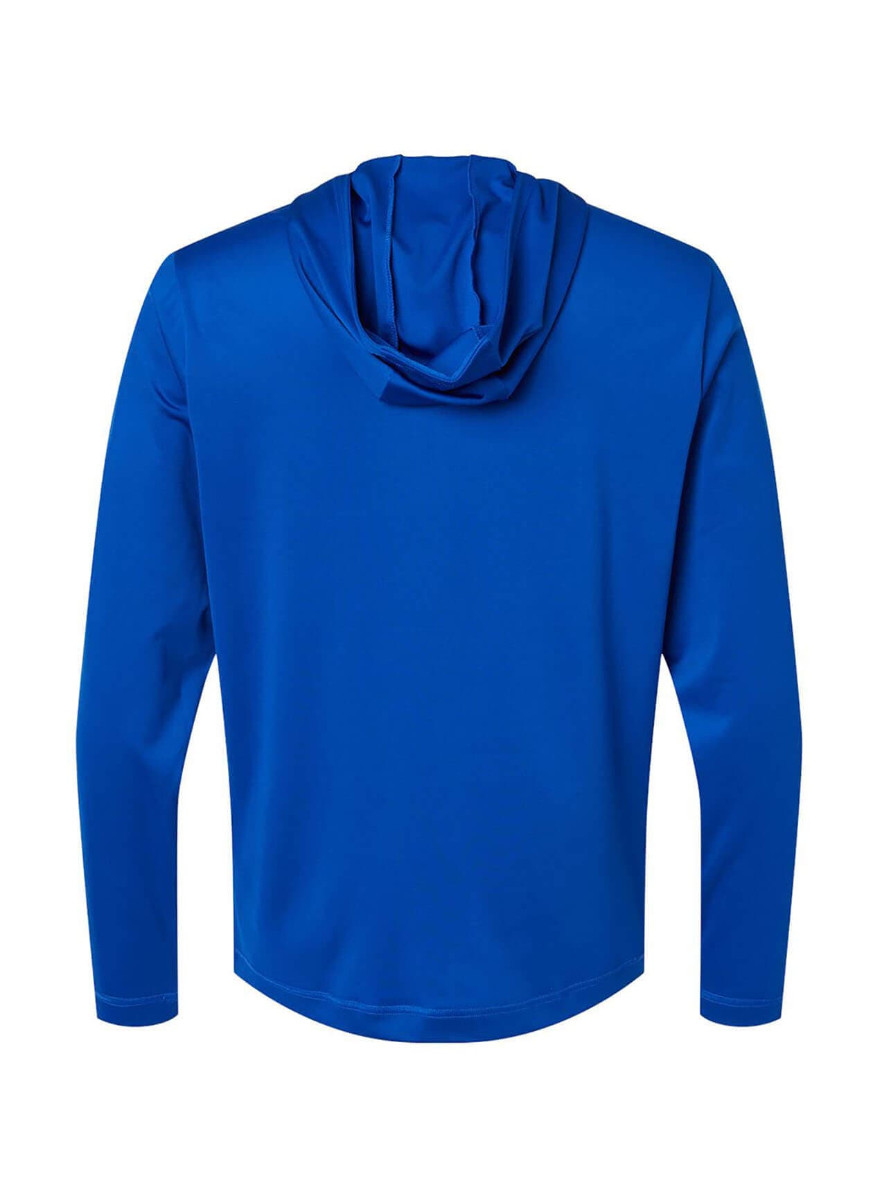 Adidas Men's Lightweight Performance Quarter-Zip Hooded Pullover - Blue 3XL
