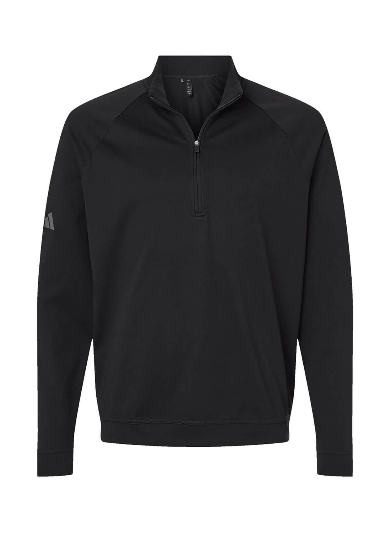 Adidas Men's Corporate Club Quarter-Zip - Black 3XL