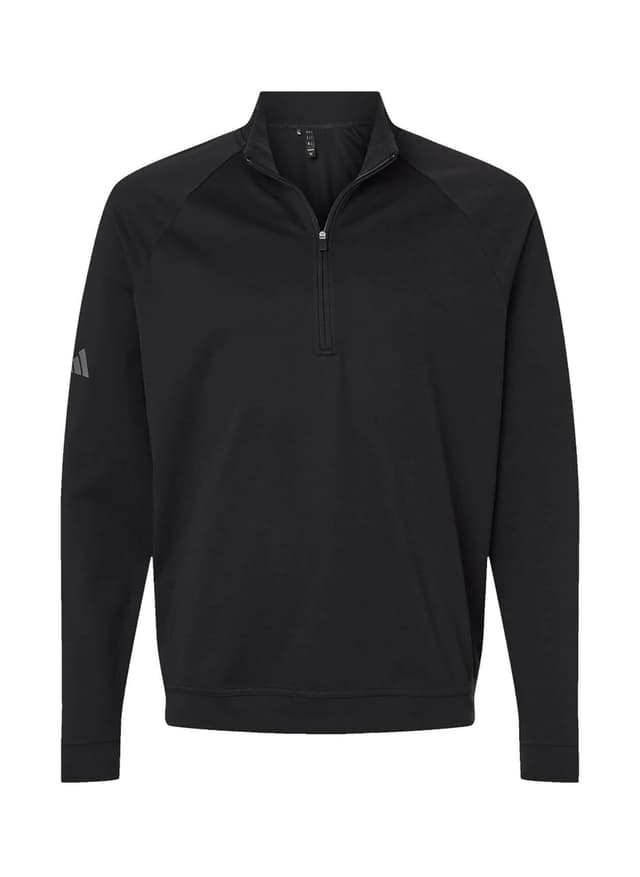 Adidas Men's Corporate Club Quarter-Zip - Black 3XL