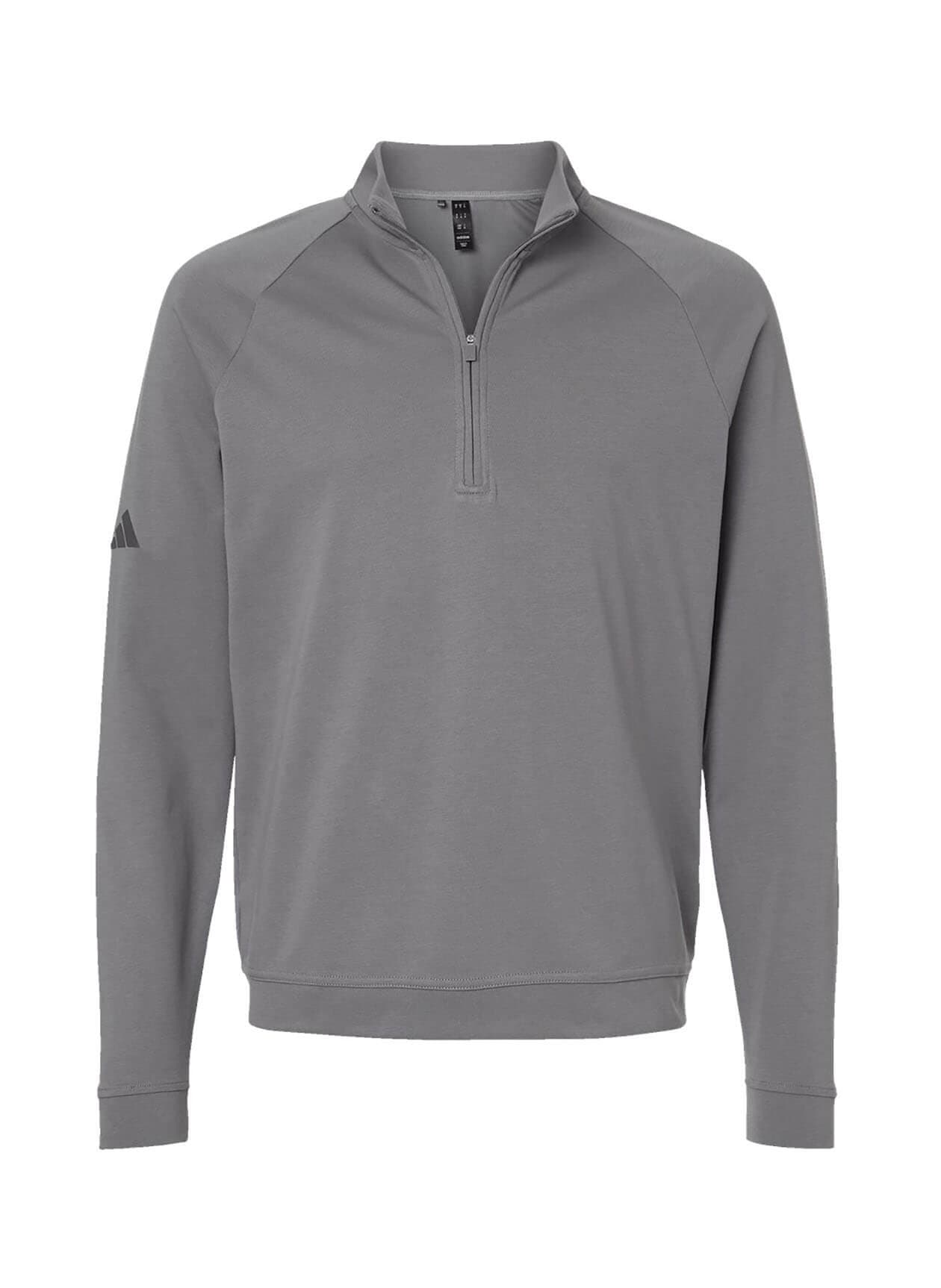 Adidas Men's Corporate Club Quarter-Zip - Dark Grey 3XL