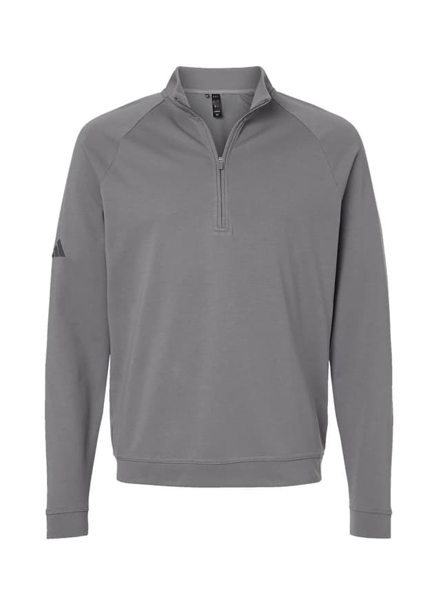 Adidas Men's Corporate Club Quarter-Zip - Dark Grey 3XL