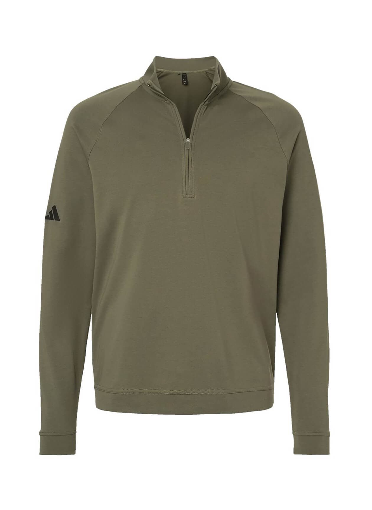 Adidas Men's Corporate Club Quarter-Zip - Green 3XL