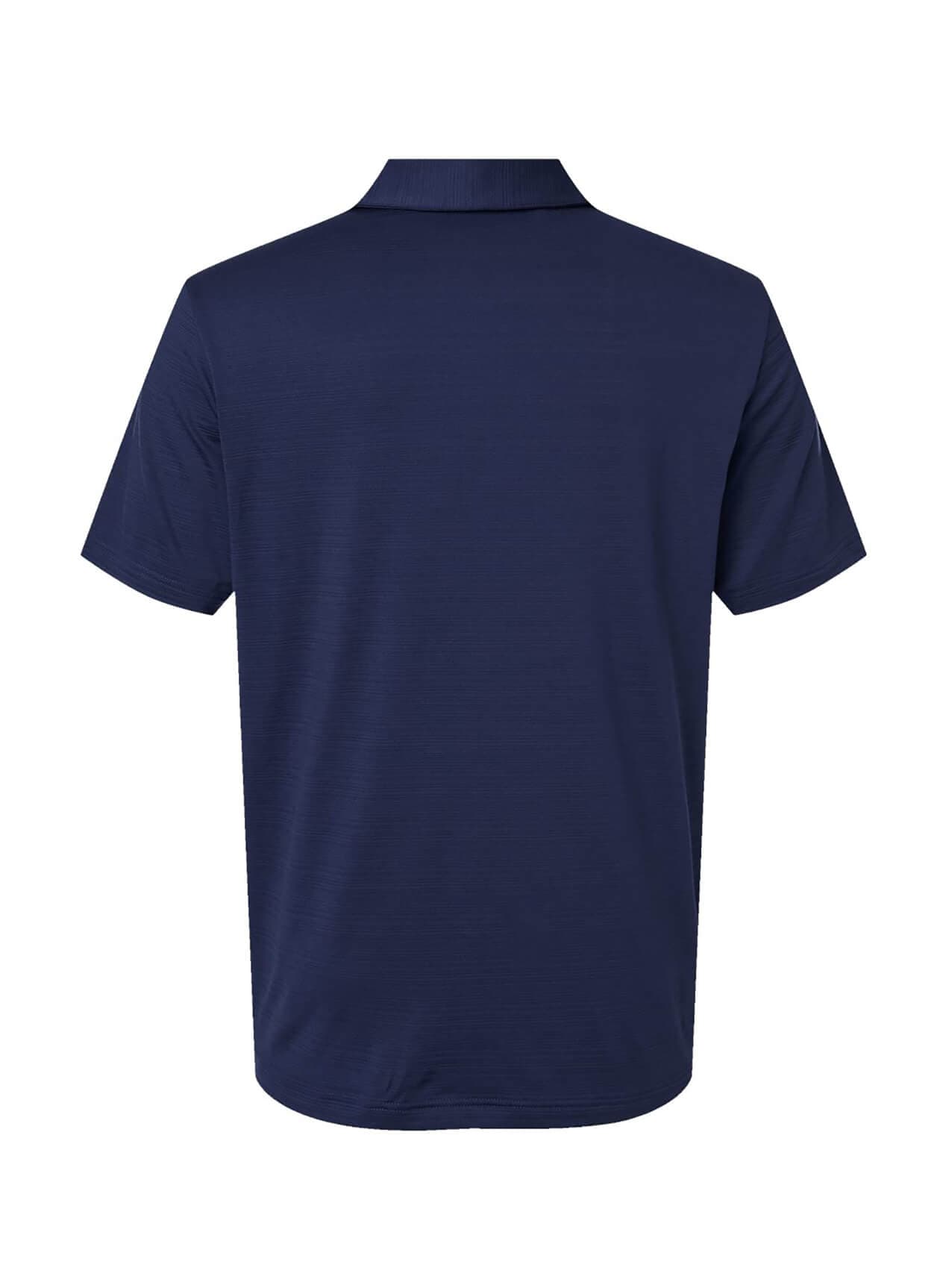 Adidas Men's Textured Stripe Polo - Dark Blue (DBL) 3XL