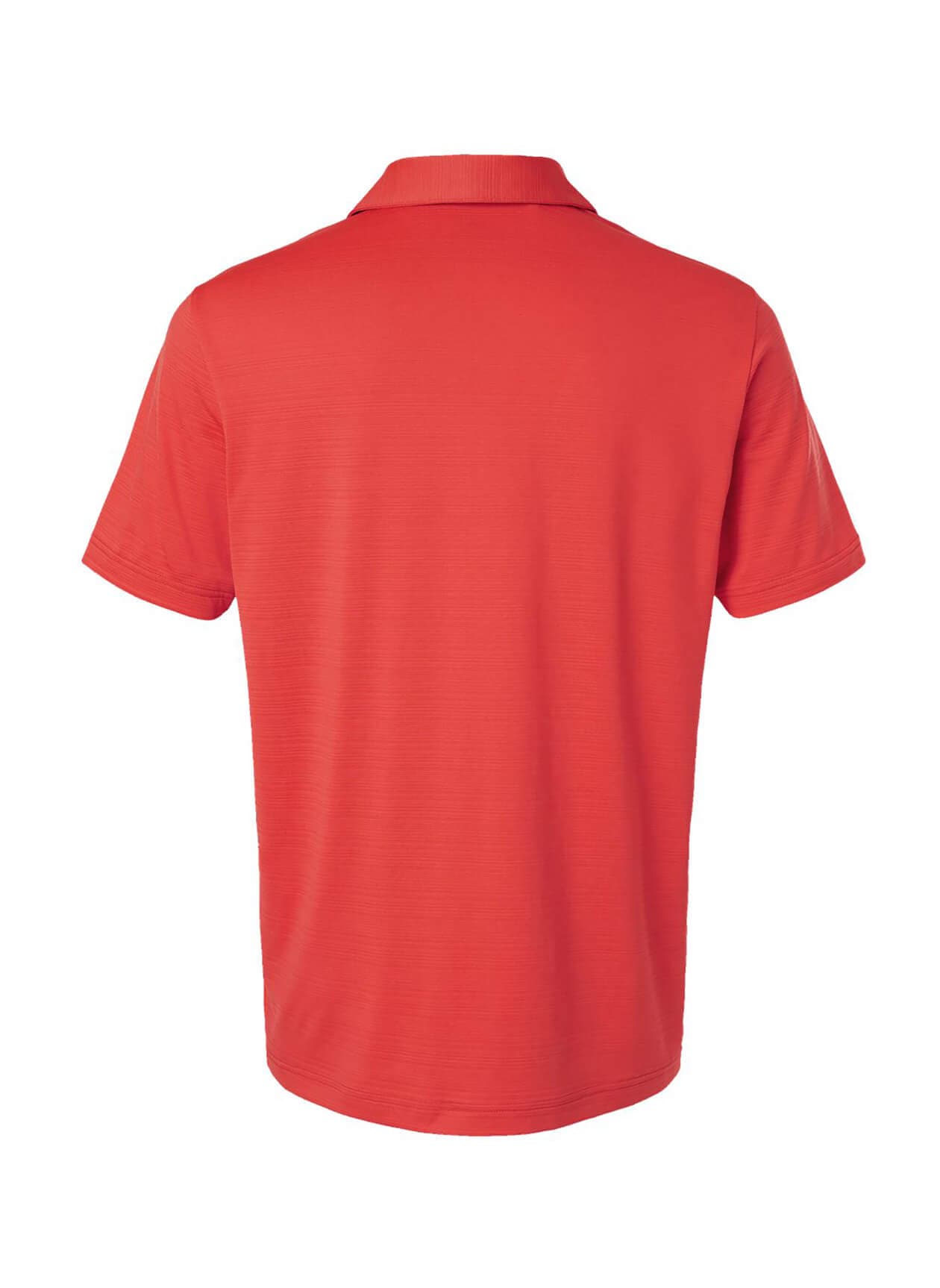 Adidas Men's Textured Stripe Polo - Red 3XL