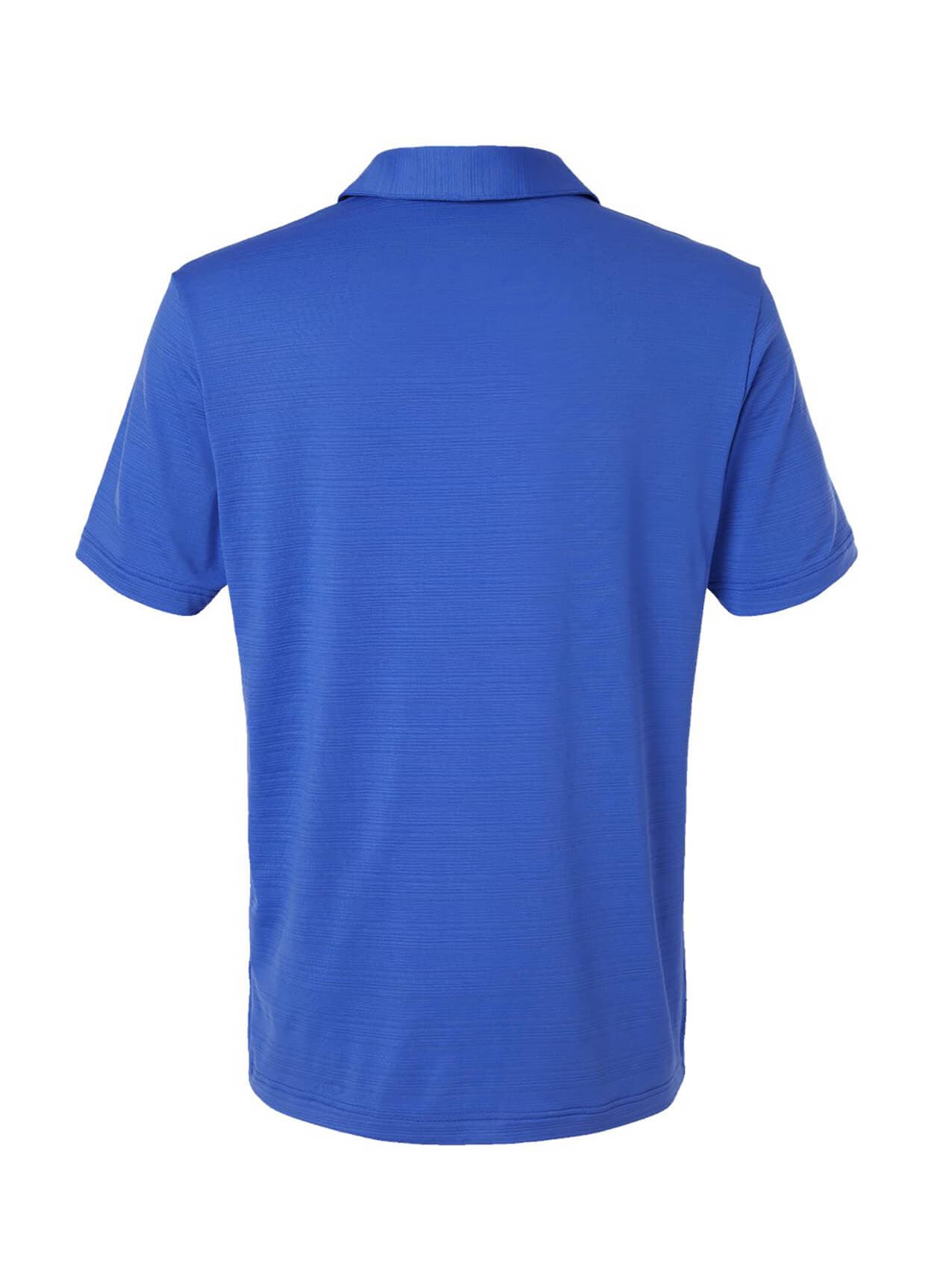 Adidas Men's Textured Stripe Polo - Bright Royal 3XL