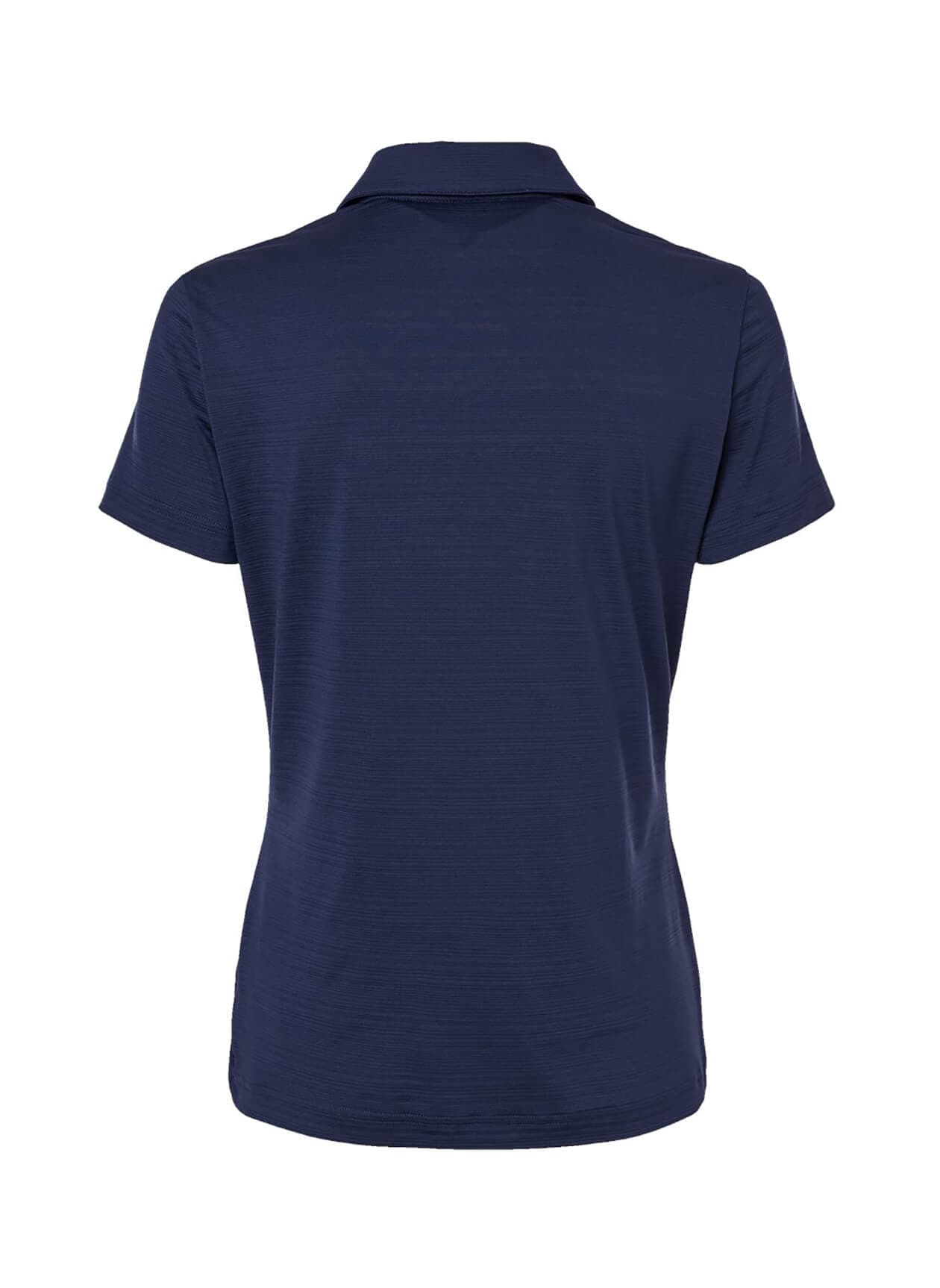 Adidas Women's Textured Stripe Polo - Dark Blue (DBL) 3XL