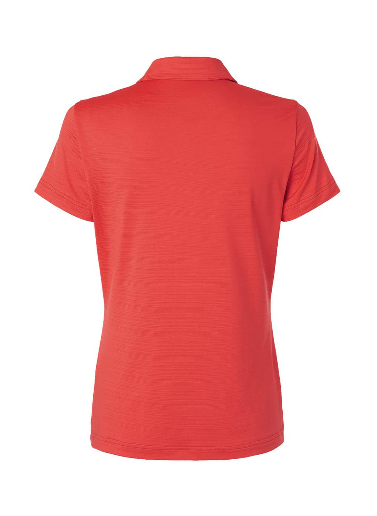 Adidas Women's Textured Stripe Polo - Red 3XL