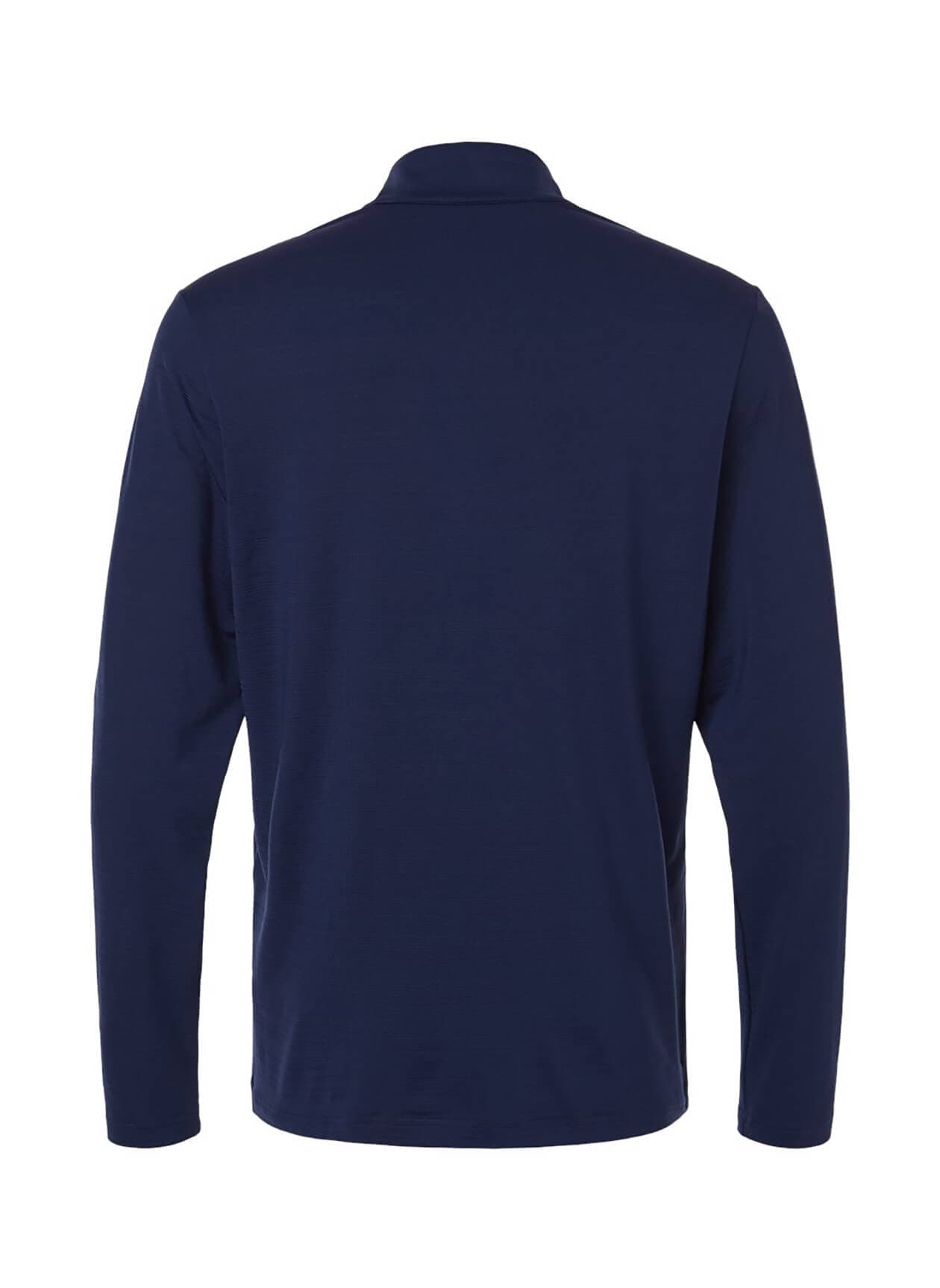Adidas Men's Textured Stripe Quarter-Zip Pullover - Navy 3XL