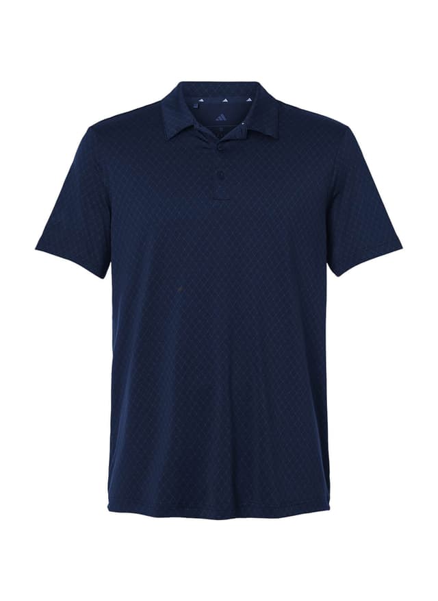 Adidas Men's 4-Way Stretch Printed Polo - Navy 3XL
